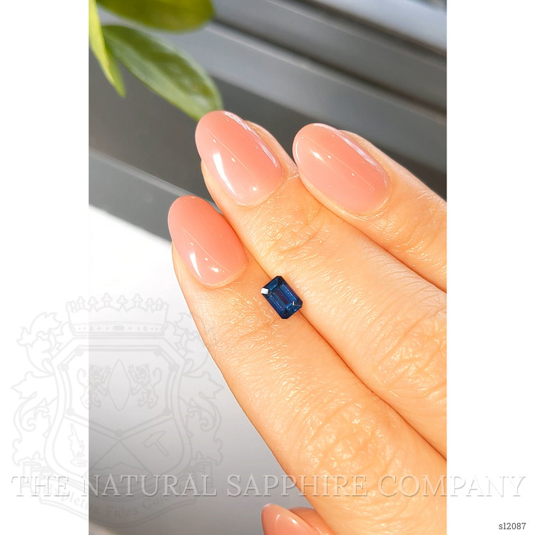 0.89 Ct. Blue Sapphire from Ceylon (Sri Lanka)