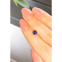0.67 Ct. Blue Sapphire from Ceylon (Sri Lanka) Life Style