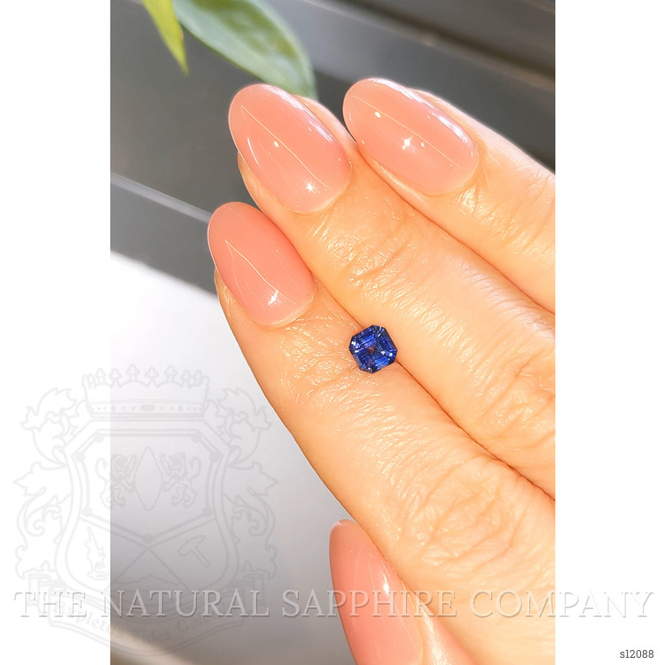 0.67 Ct. Blue Sapphire from Ceylon (Sri Lanka)
