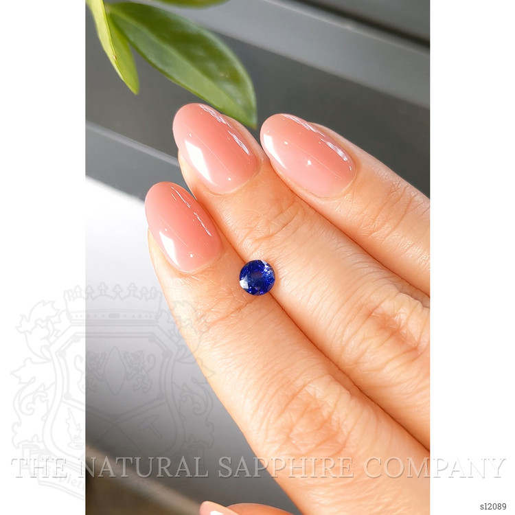 0.91 Ct. Blue Sapphire from Ceylon (Sri Lanka)