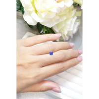 0.68 Ct. Blue Sapphire from Ceylon (Sri Lanka) Life Style