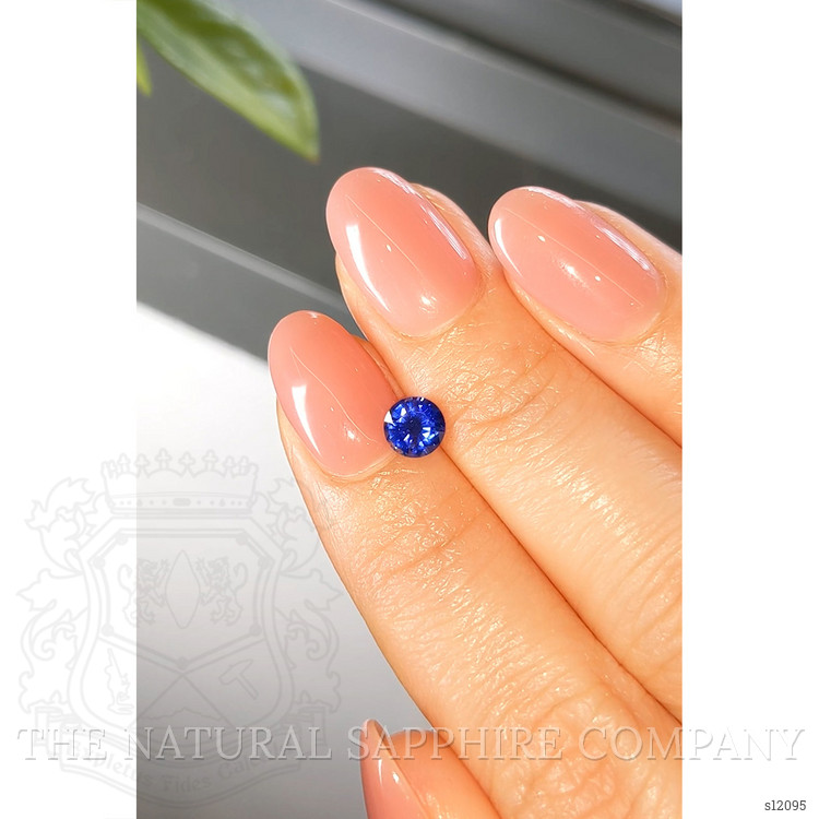 0.77 Ct. Blue Sapphire from Ceylon (Sri Lanka)