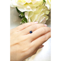0.99 Ct. Blue Sapphire from Ceylon (Sri Lanka) Life Style