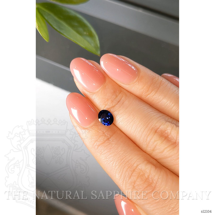 0.96 Ct. Blue Sapphire from Ceylon (Sri Lanka)
