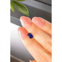 1.10 Ct. Blue Sapphire from Ceylon (Sri Lanka) Life Style