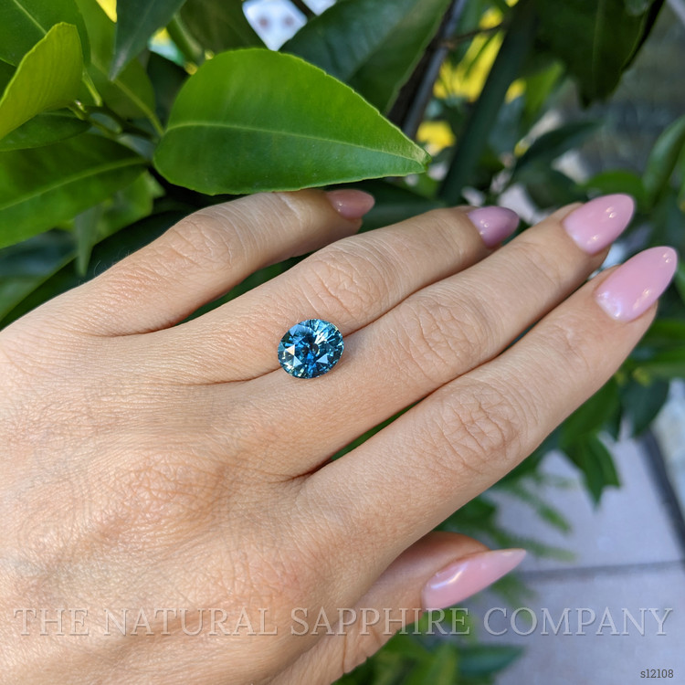 4.07 Ct. Greenish Blue Sapphire from Madagascar