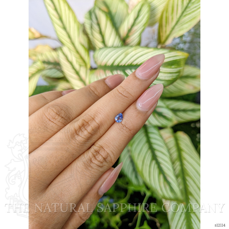 0.34 Ct. Blue Sapphire from Ceylon (Sri Lanka)