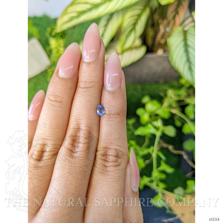 0.34 Ct. Blue Sapphire from Ceylon (Sri Lanka)
