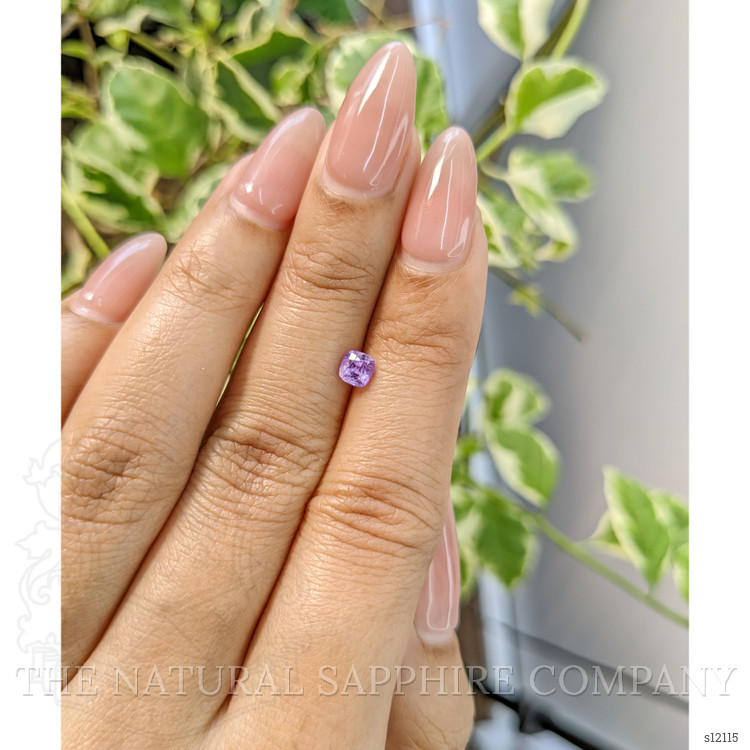 0.52 Ct. Purplish Pink Sapphire from Ceylon (Sri Lanka)