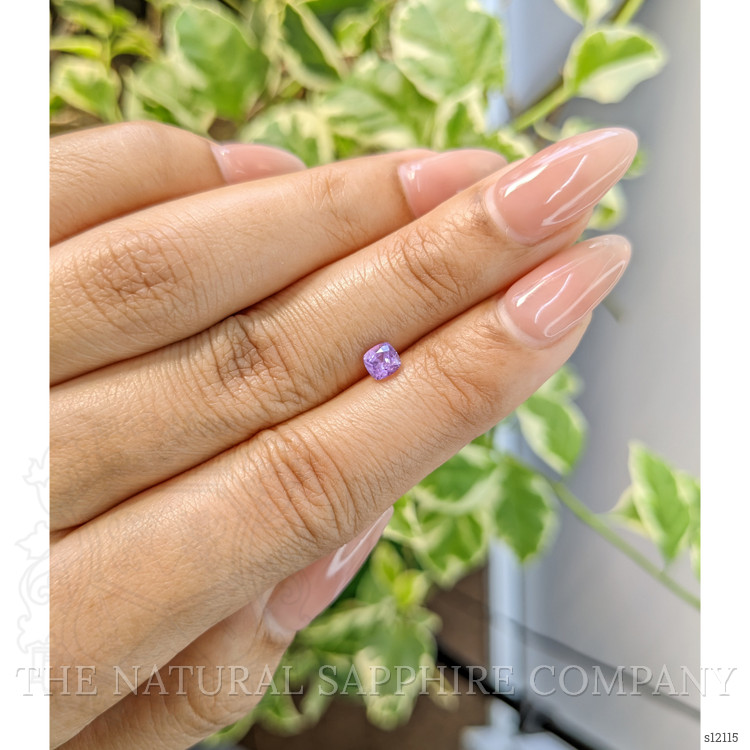 0.52 Ct. Purplish Pink Sapphire from Ceylon (Sri Lanka)