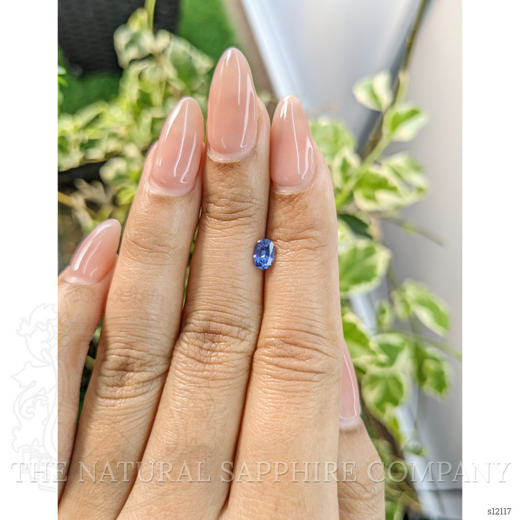 0.51 Ct. Blue Sapphire from Ceylon (Sri Lanka)