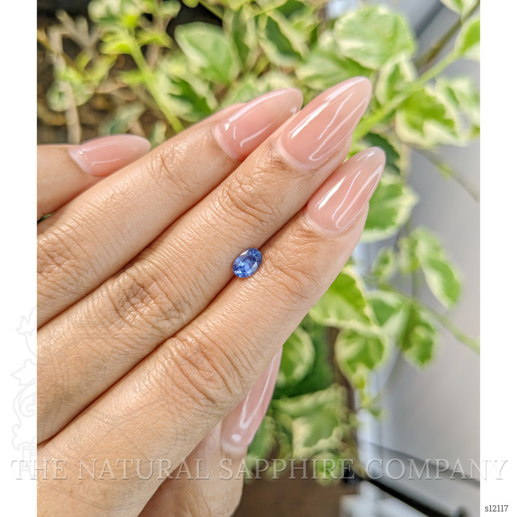 0.51 Ct. Blue Sapphire from Ceylon (Sri Lanka)