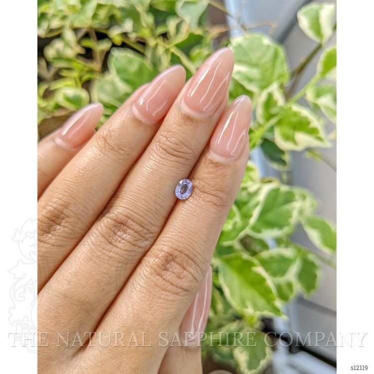 0.46 Ct. Purple Sapphire from Ceylon (Sri Lanka)