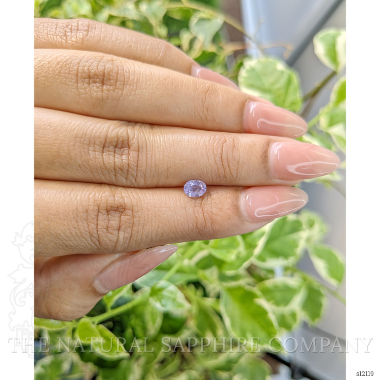 0.46 Ct. Purple Sapphire from Ceylon (Sri Lanka)