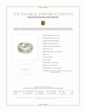 0.56 Ct. Yellow Sapphire from Ceylon (Sri Lanka) Scan Report