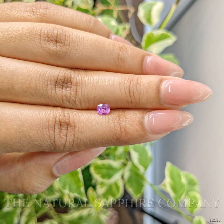0.45 Ct. Purplish Pink Sapphire from Ceylon (Sri Lanka)