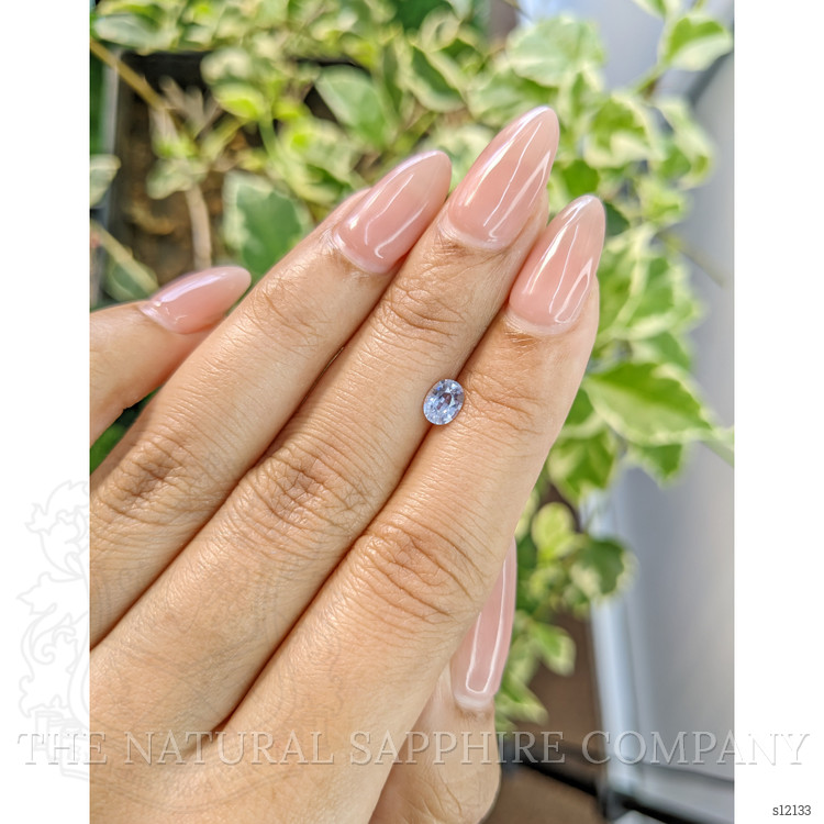 0.57 Ct. Blue Sapphire from Ceylon (Sri Lanka)