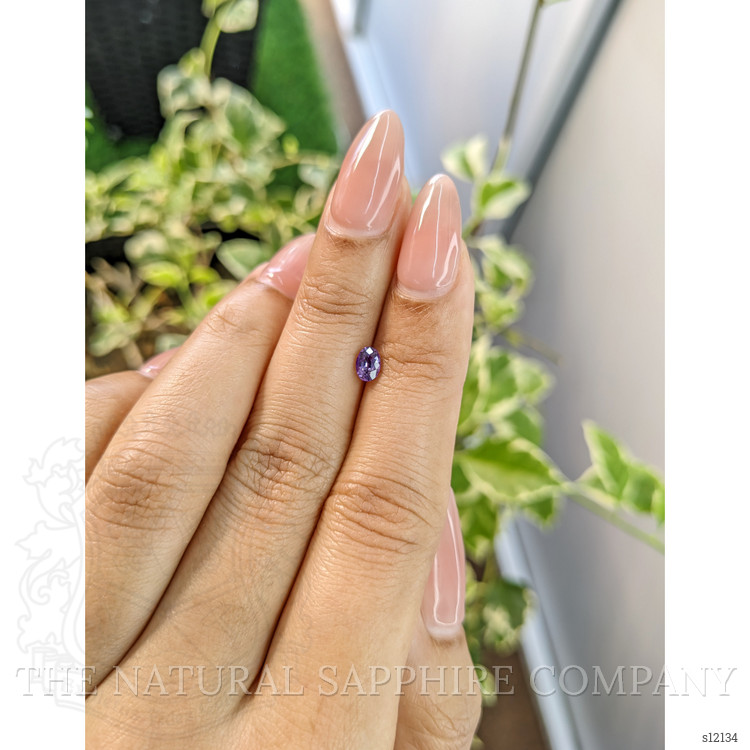 0.46 Ct. Purple Sapphire from Ceylon (Sri Lanka)