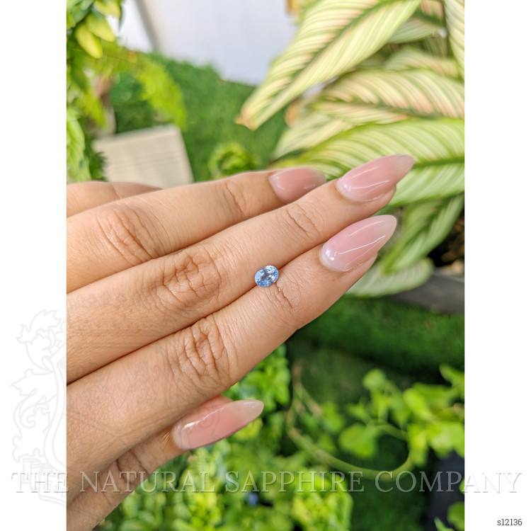 0.51 Ct. Blue Sapphire from Ceylon (Sri Lanka)