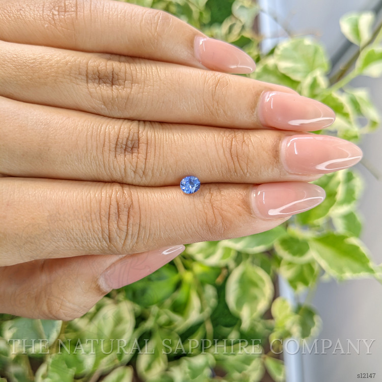 0.49 Ct. Blue Sapphire from Ceylon (Sri Lanka)