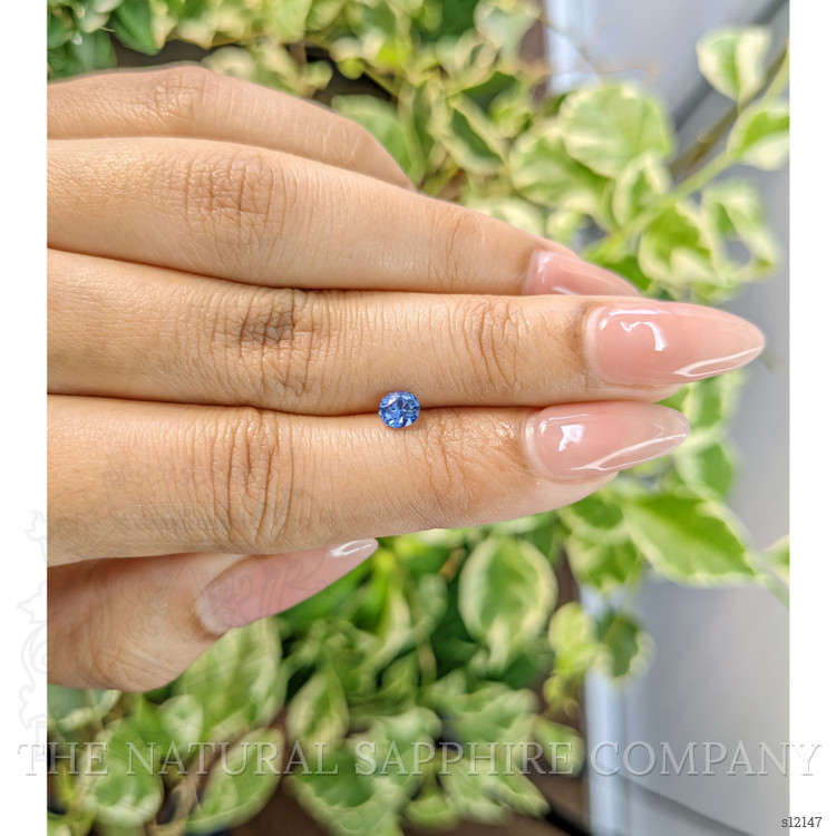 0.49 Ct. Blue Sapphire from Ceylon (Sri Lanka)