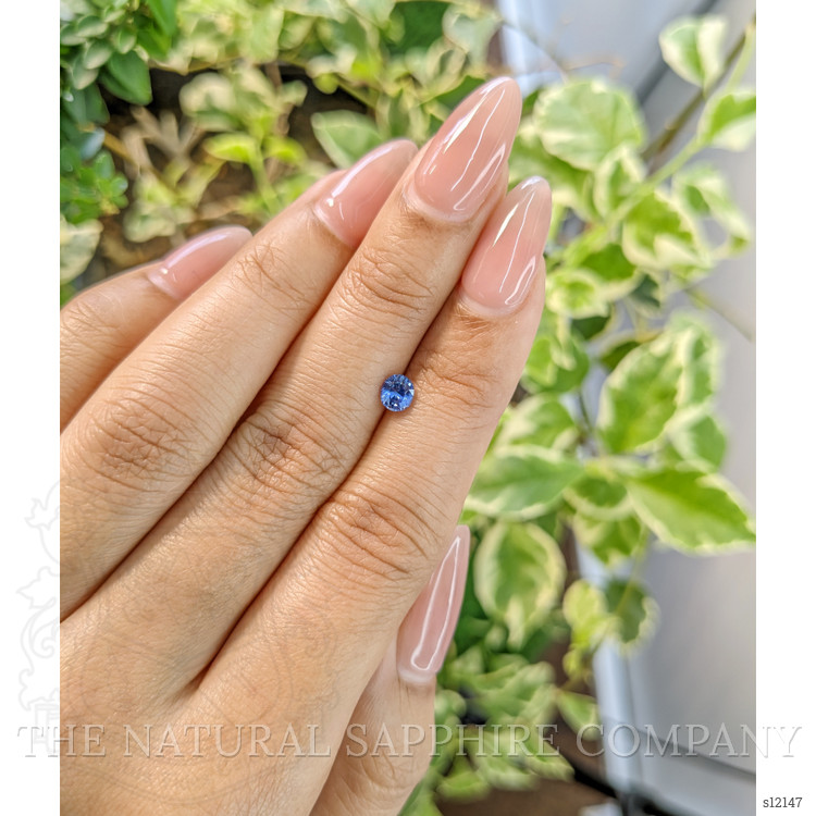 0.49 Ct. Blue Sapphire from Ceylon (Sri Lanka)