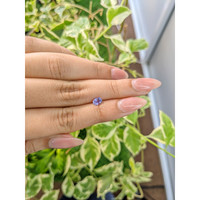 0.58 Ct. Purple Sapphire from Ceylon (Sri Lanka) Life Style