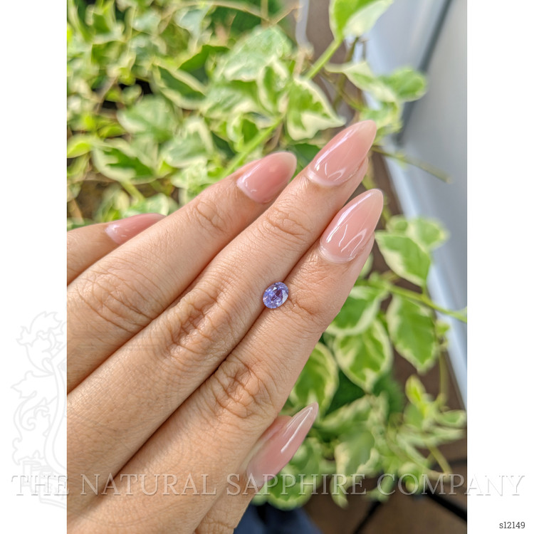 0.58 Ct. Purple Sapphire from Ceylon (Sri Lanka)