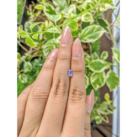 0.58 Ct. Purple Sapphire from Ceylon (Sri Lanka) Life Style