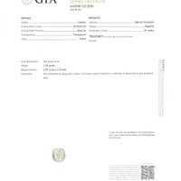 1.70 Ct. Yellow Sapphire from Ceylon (Sri Lanka) Scan Report