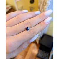 0.76 Ct. Blue Sapphire from Ceylon (Sri Lanka) Life Style