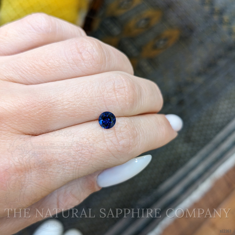 0.94 Ct. Blue Sapphire from Ceylon (Sri Lanka)