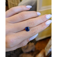 2.43 Ct. Blue Sapphire from Ethiopia Life Style