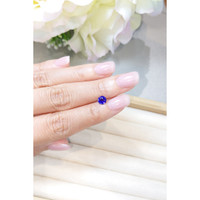 0.65 Ct. Blue Sapphire from Ceylon (Sri Lanka) Life Style