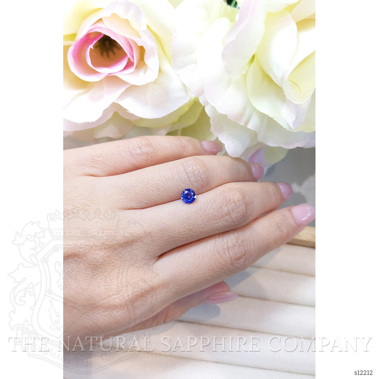 0.80 Ct. Blue Sapphire from Ceylon (Sri Lanka)