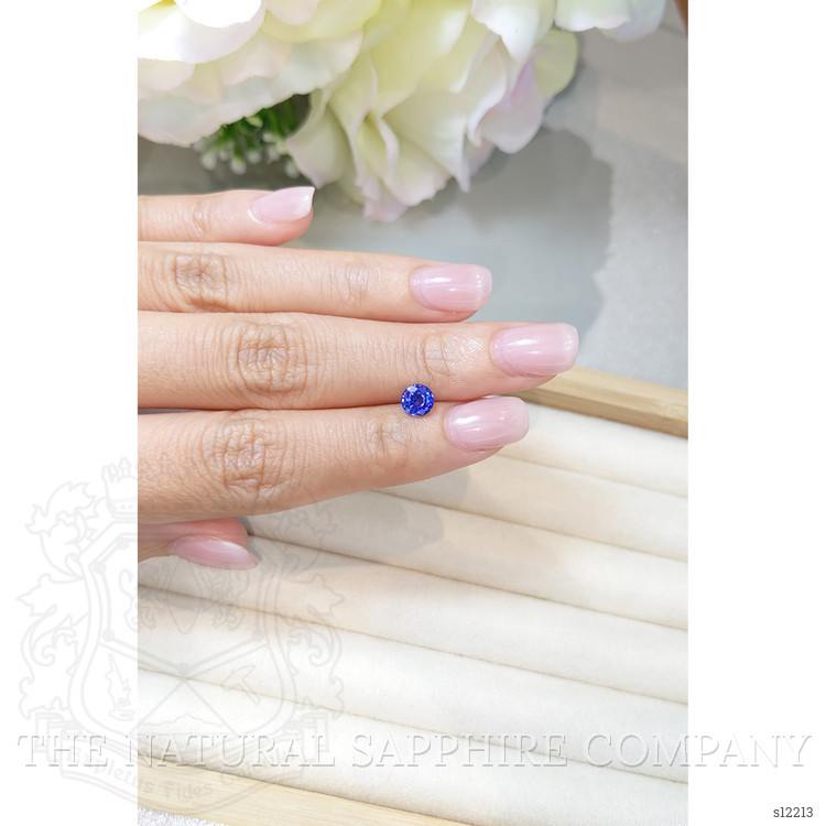 0.83 Ct. Blue Sapphire from Ceylon (Sri Lanka)