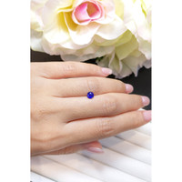 0.55 Ct. Blue Sapphire from Ceylon (Sri Lanka) Life Style