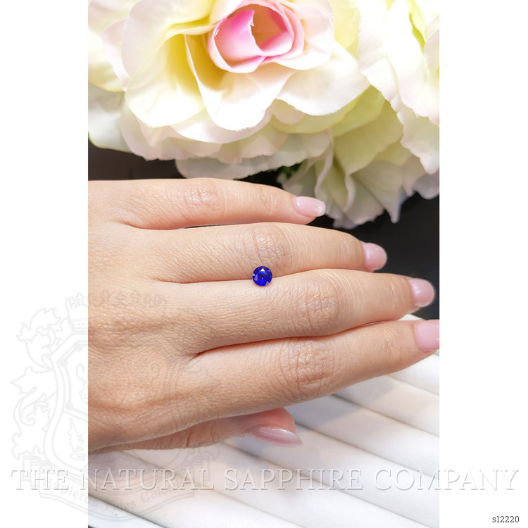 0.55 Ct. Blue Sapphire from Ceylon (Sri Lanka)
