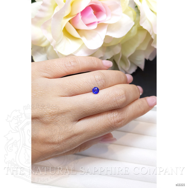 0.53 Ct. Blue Sapphire from Ceylon (Sri Lanka)