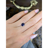 1.30 Ct. Blue Sapphire from Thailand Life Style