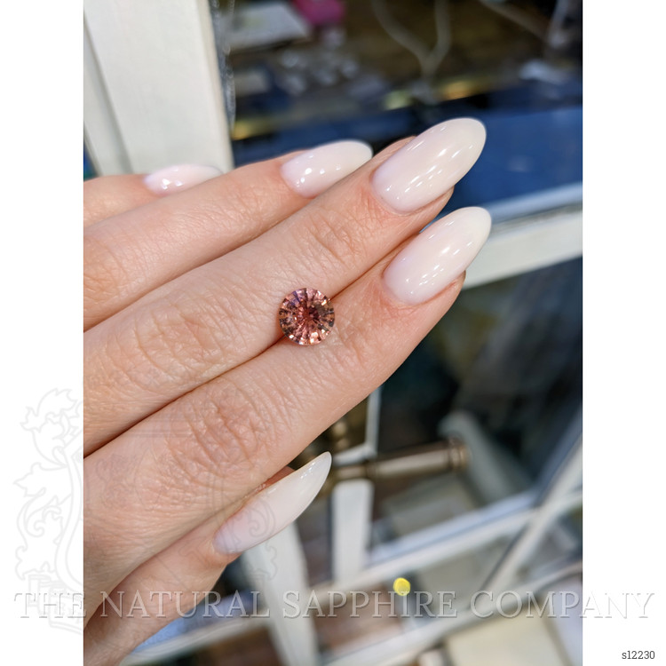 2.26 Ct. Peach Sapphire from Ceylon (Sri Lanka)