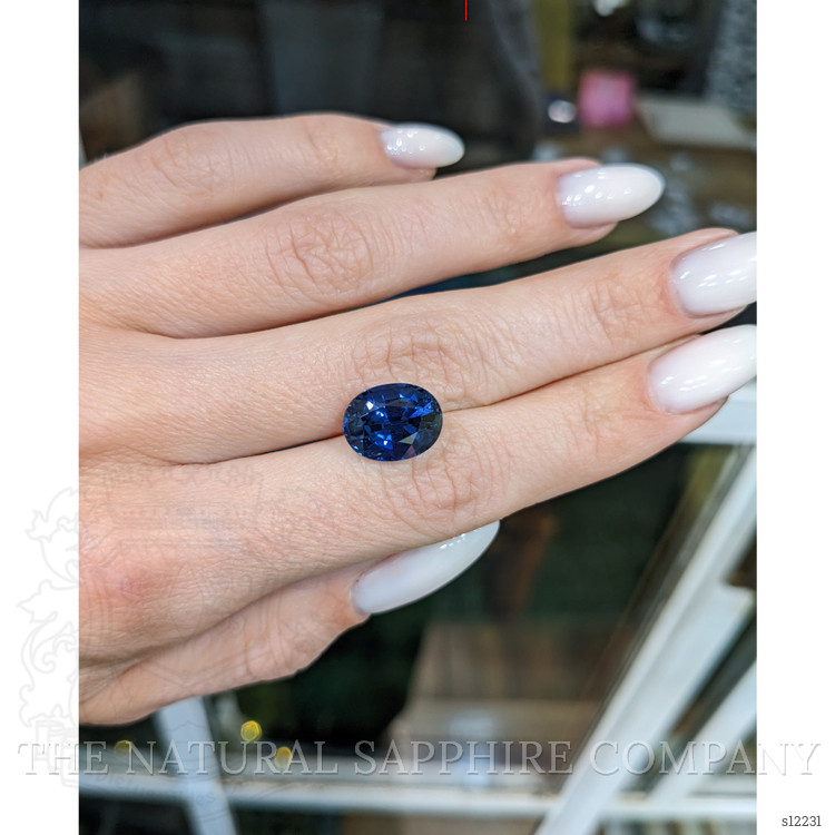 6.62 Ct. Blue Sapphire from Ceylon (Sri Lanka)