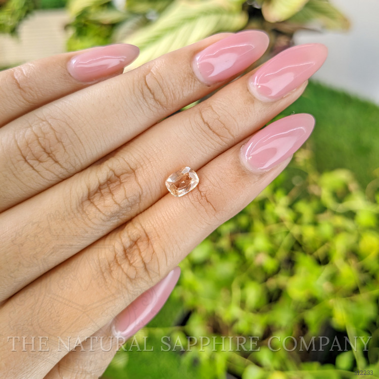 1.11 Ct. Peach Sapphire from Ceylon (Sri Lanka)
