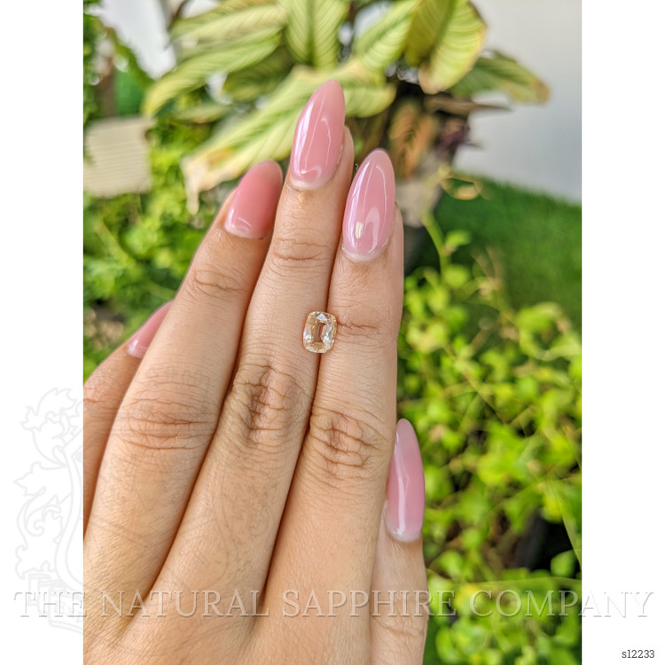 1.11 Ct. Peach Sapphire from Ceylon (Sri Lanka)