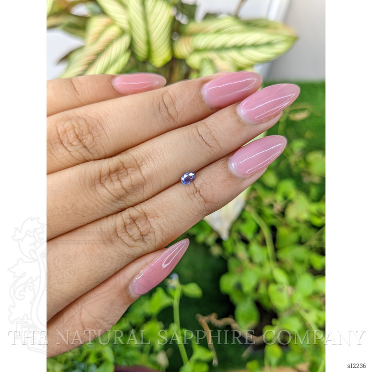 0.23 Ct. Blue Sapphire from Ceylon (Sri Lanka)