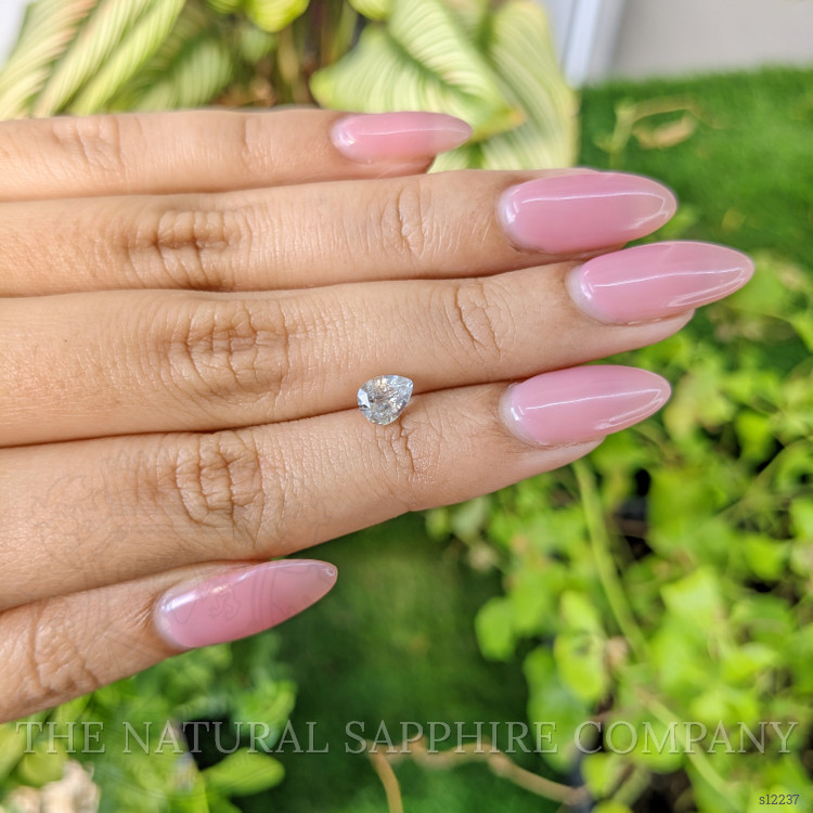 1.20 Ct. White Sapphire from Ceylon (Sri Lanka)