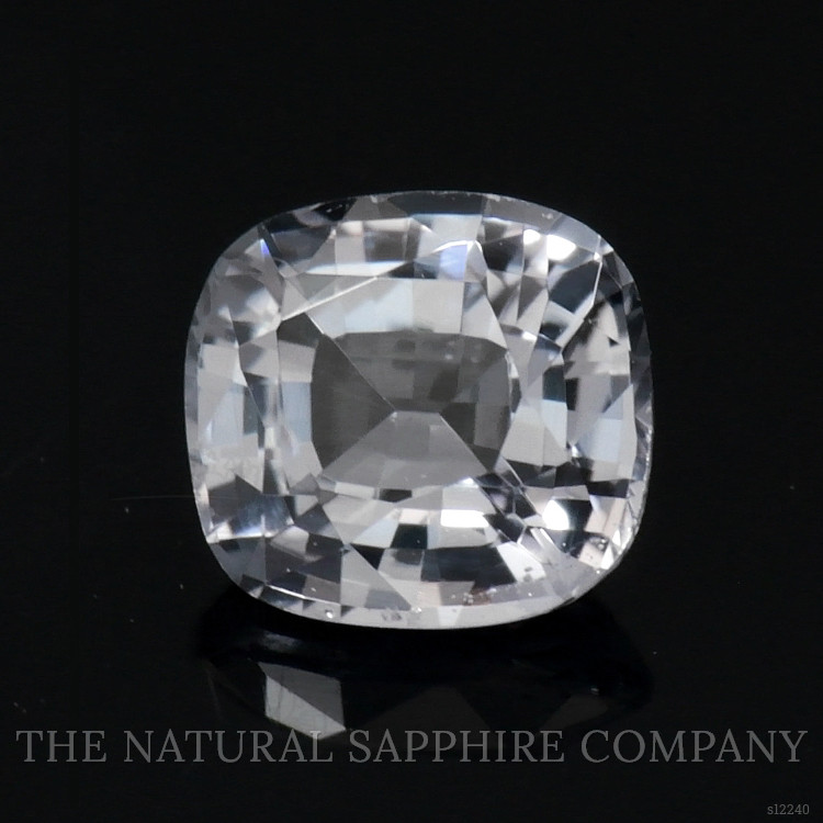 0.37 Ct. White Sapphire from Ceylon (Sri Lanka)