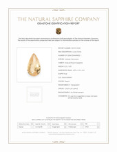 0.59 Ct. Peach Sapphire from Ceylon (Sri Lanka) Scan Report