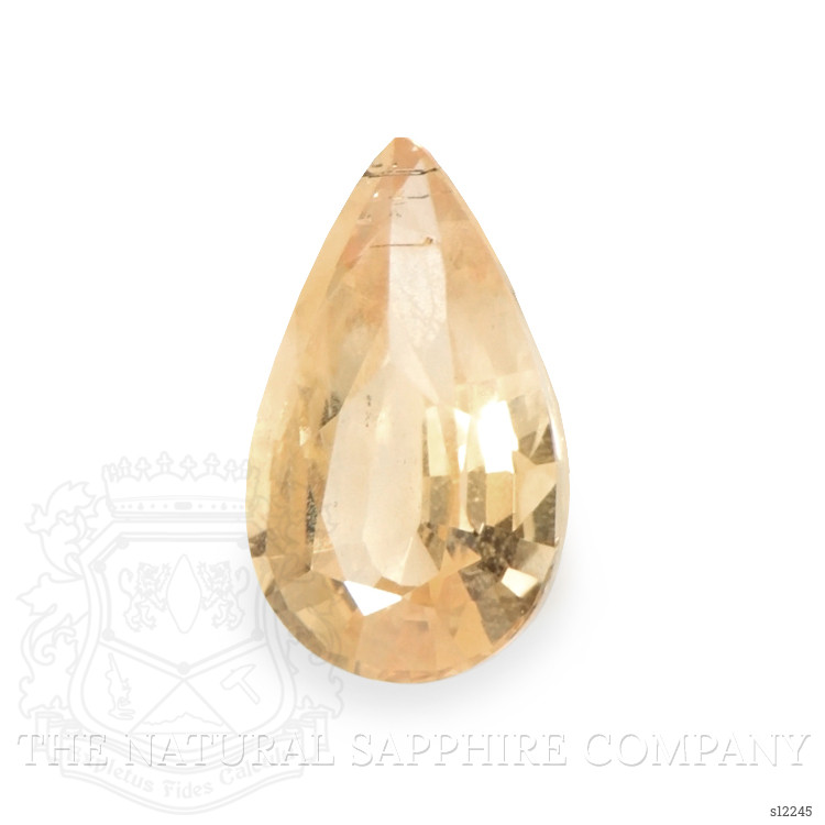 0.59 Ct. Peach Sapphire from Ceylon (Sri Lanka)