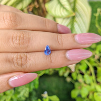 0.85 Ct. Blue Sapphire from Ceylon (Sri Lanka) Life Style
